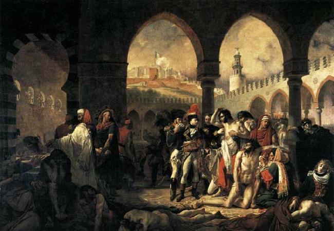 Baron Antoine-Jean Gros Napoleon Bonaparte Visiting the Plague-stricken at Jaffa